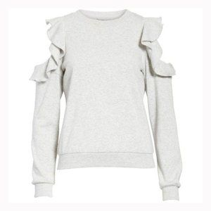 NWOT Rebecca Minkoff Gracie Cold Shoulder Sweatshirt (XS)